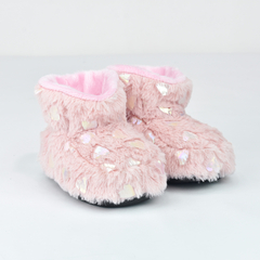 Pantufa Bebê Corações - Ref. 1302