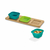 PICKLED. Base de mesa em bambu com 3 potes em silicone - loja online