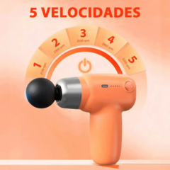 PISTOLA MASAJEADORA CON 4 CABEZALES - comprar online