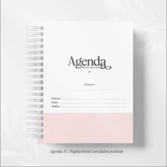 Imagem do AGENDA ALFABETO FLORAL