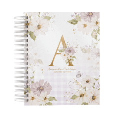 AGENDA ALFABETO FLORAL na internet