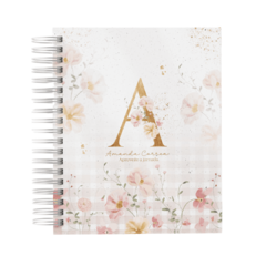 AGENDA ALFABETO FLORAL - Afeto & Papel