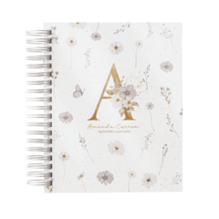 AGENDA ALFABETO FLORAL - comprar online