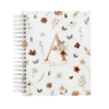 AGENDA ALFABETO FLORAL