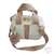 Frasqueira Térmica Off White com Fita Rosé - Estudio Marcia Freitas - Bolsas Maternidade