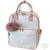 Mochila Maternidade Lucca Off White com Rosé