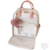 Mochila Maternidade Lucca Off White com Rosé - comprar online