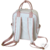 Mochila Maternidade Lucca Off White com Rosé na internet