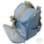 Mochila 2 em 1 Linho Azul Claro com Fita Bicolor Bege - comprar online