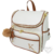 Mochila 2 em 1 Off White com Caramelo