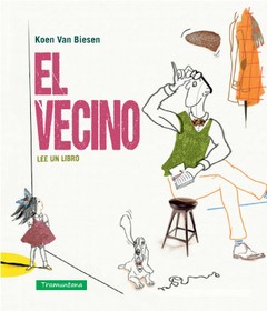 El vecino lee un libro