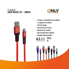 Cable USB a MICRO USB Y TIPO C - 3.1A - comprar online