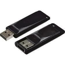 Pendrive USB 2.0 64GB Negro VERBATIM STORE 'N GO SLIDER #98698 - comprar online