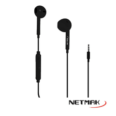 Auricular NETMAK NM-UR70 Blanco/Azul/Rosa/Rojo/Negro In-ear Con Cable Manos Libres en internet