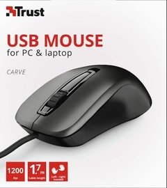 Mouse USB TRUST CARVE en internet