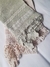 Paño textil Elena con puntilla verde seco