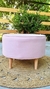 POUF NORDICO CON FUNDA TUSSOR BLANCO - (copia) - CLAMOR