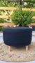 POUF NORDICO CON FUNDA GRIS CEMENTO - tienda online