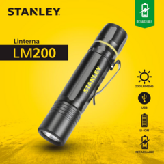 Linterna Stanley recargable 200 Lm. Mod. 65380 (AB47300) - comprar online