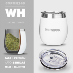 Vaso térmico Waterdog copón 240 cc. white (WCOPON240WH) - comprar online