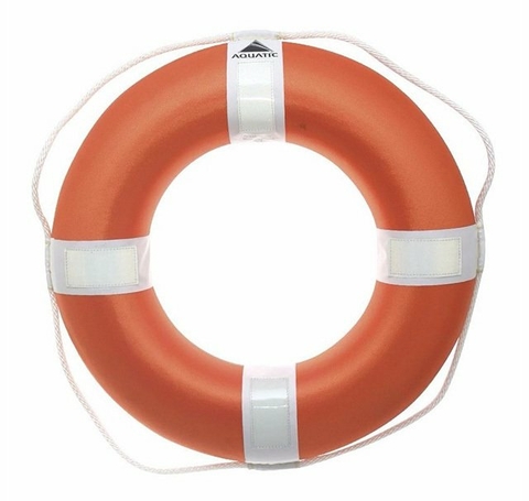 Salvavidas Circular Deportivo Delta Naranja 55 Cm