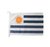 Bandera Uruguaya 20 x 30 cm - comprar online