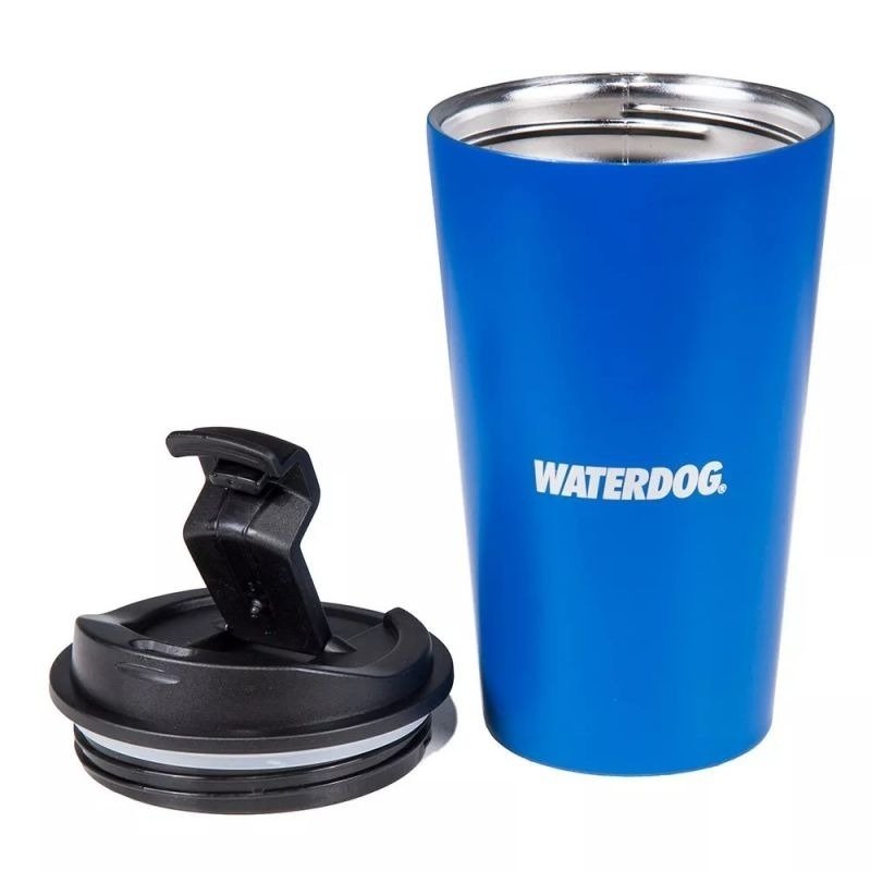 Vaso Térmico Waterdog. Acero Inox .450cc - Hermético - Grafito