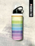Botella termica Rayado arcoiris