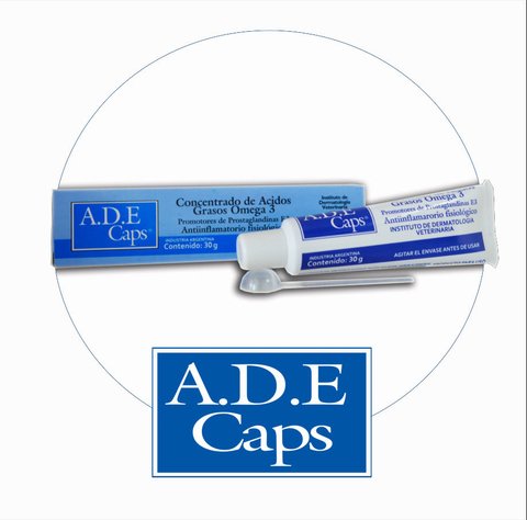 A.D.E CAPS liquido pomo Acidos grasos Omega 3 Antiinflamatorio