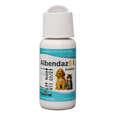 Albendazol Ruminal - suspension oral antiparasitario interno en gotas para perros y gatos