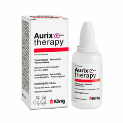 Las gotas óticas Aurix therapy del Laboratorio König es una solución otodérmica muy eficaz para el tratamiento y prevención de las otitis externas agudas o crónicas