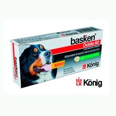 Basken Doble 60 comprimidos - Antiparasitario interno de amplio espectro para Perros
