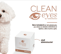 Clean Eyes  de Proagro elimina manchas por las lágrimas y saliva en caninos y felinos