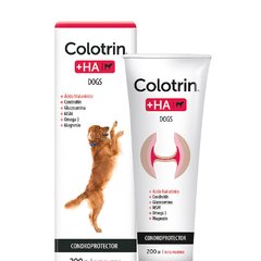 El Colotrin + HA Dogs pasta del Laboratorio John Martin es una pasta palatable, regenerador osteoarticular con acción condroprotectora para uso en caninos