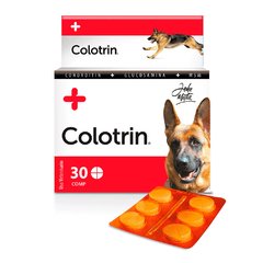El Colotrin en comprimidos biranurados del Laboratorio John Martin  es un suplemento condroprotector para la artritis de caninos y felinos.-
