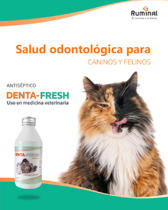 Denta - Fresh solución para el mal aliento y placas dentarias de caninos y felinos