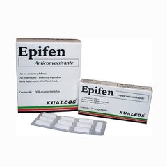 El Epifen del Laboratorio Kualcos es un anticonvulsivante en comprimidos para uso en caninos y felinos con fenobarbital y taurina