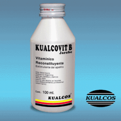 Kualcovit B jarabe via oral vitaminico del Laboratorio Kualcos