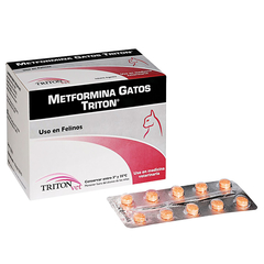 Metformina antihiperglucemiante oral en comprimidos para gatos diabéticos y obesos 