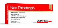 Neo Dimetrogin Antibiotico para caninos y felinos con Metronidazol y Azitromicina
