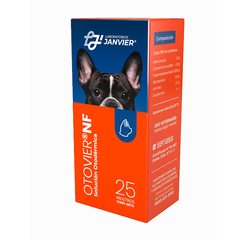 El Otovier NF de Laboratorio J'anvier es una solución otodérmica para caninos y felinos que tiene la particularidad de combinar la actividad antimicótica del Ketoconazol, antibiótica de la Gentamicina, antiparasitaria del Amitraz, antiinflamatoria, analgé