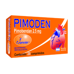 Pimoden 2.5 mg comprimidos de  Janvier  - pimobendan para insuficiencia cardíaca congestiva