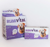 Rumivital Forte caninos del Laboratorio Ruminal en comprimidos saborizados y palatables es un geriátrico natural, condoprotector, antiartrósico