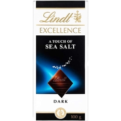 Lindt Sea Salt Dark Chocolate x100grs