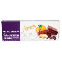 Galletitas sabor Limon Cubiertas con Chocolate Azuquita x 160gr
