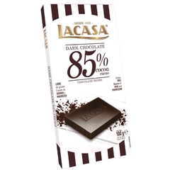 Tableta Chocolate 85% Cacao Lacasa x100 Gr.