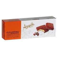 Galletitas Sabor Naranja Cubiertas con Chocolate Azuquita x 160gr