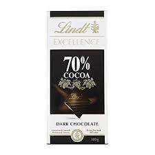 Lindt 70% Cocoa Intense Dark x100 gramos