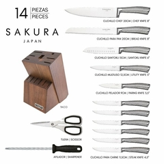 Sakura Set Cuchillos x14 piezas en internet