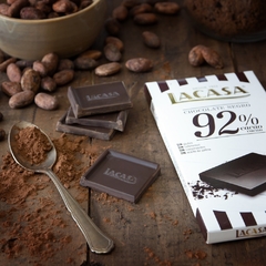 Tableta Chocolate 92% Cacao Lacasa x100 Gr. - comprar online
